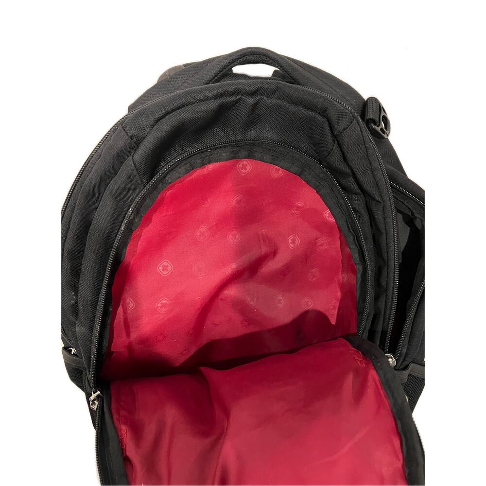 Swiss Gear Bungee Core Laptop Backpack in Black/Gray - Picture 4 of 5